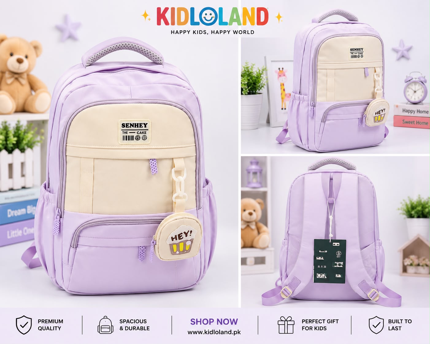 Original SENHEY Imported School Backpack (17-18")