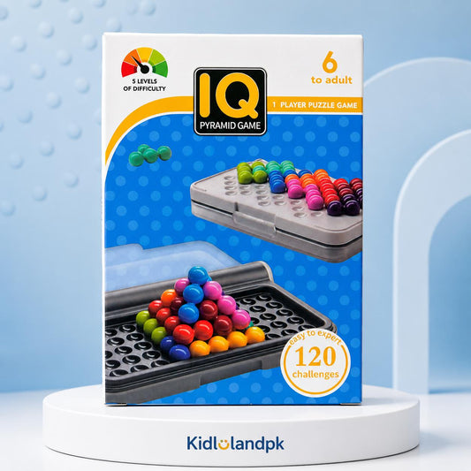 IQ Pyramid Game – 120 Challenges 3D Brain Teaser Puzzle