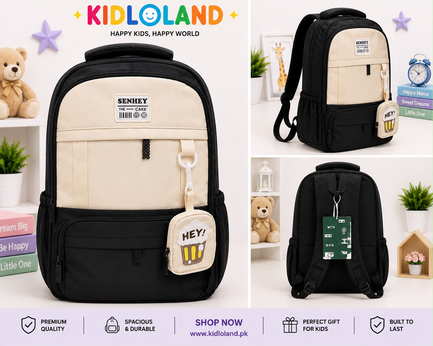 Original SENHEY Imported School Backpack (17-18")