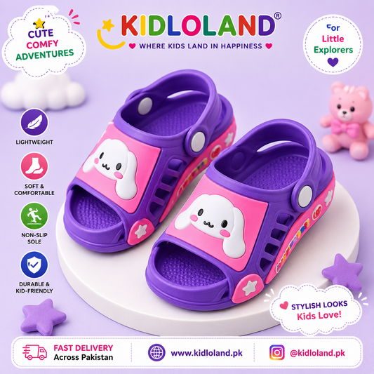 Kids Cartoon Bunny Crocs