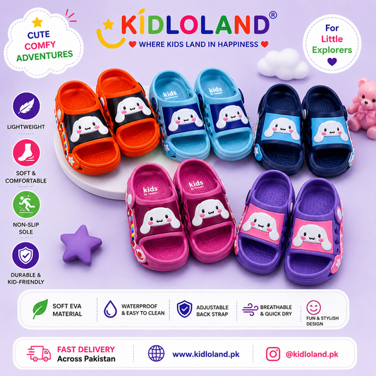 Kids Cartoon Bunny Crocs