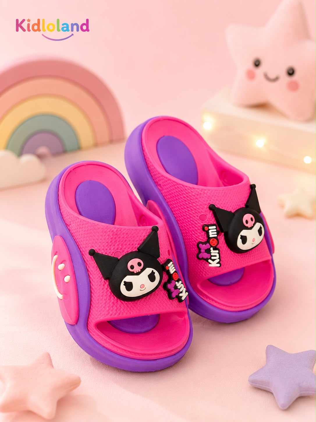 Cute Kitty Kids Slippers