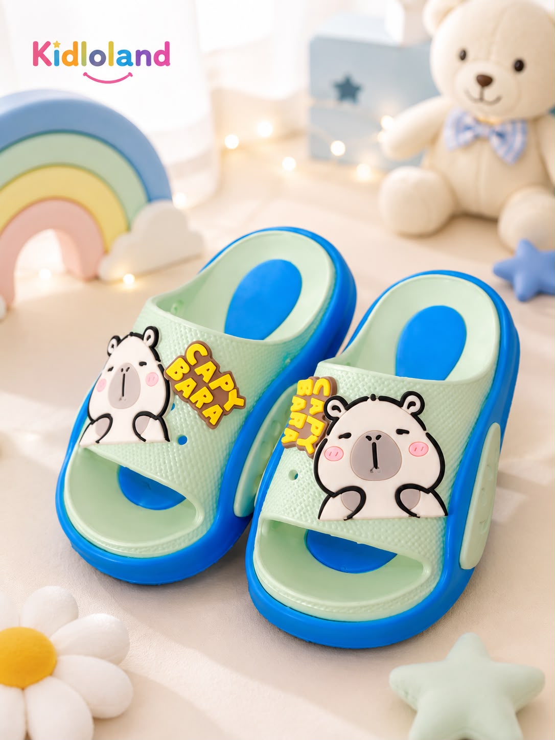 Cute Bear Kids Slippers