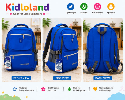 Imported Sport life School Backpack (17-18")