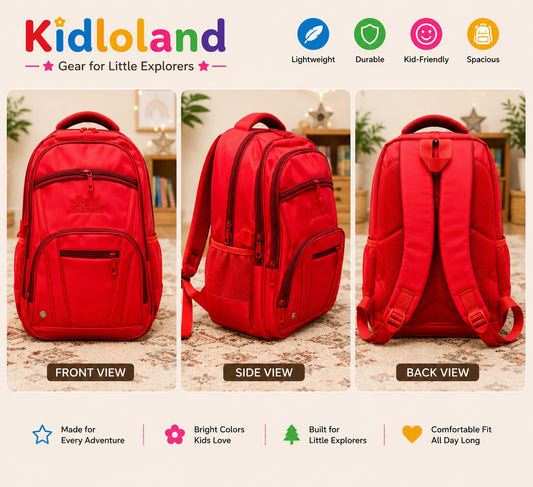 Imported Dakanee Multi-Compartment School Backpack (17-18")