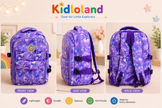 Imported Crystal Star School Backpack (17-18")