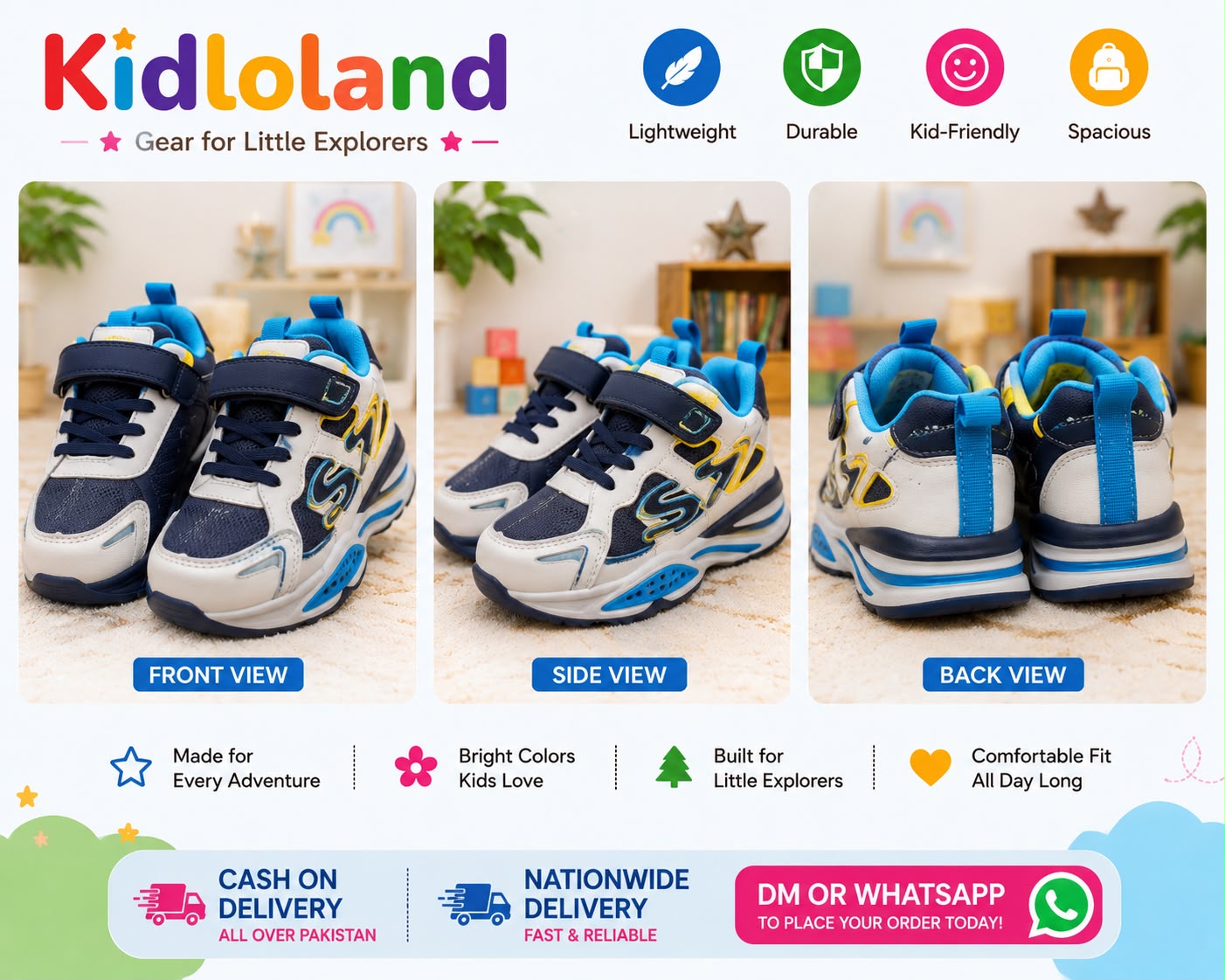 Imported Kids Sports Casual Shoes (CG-04)