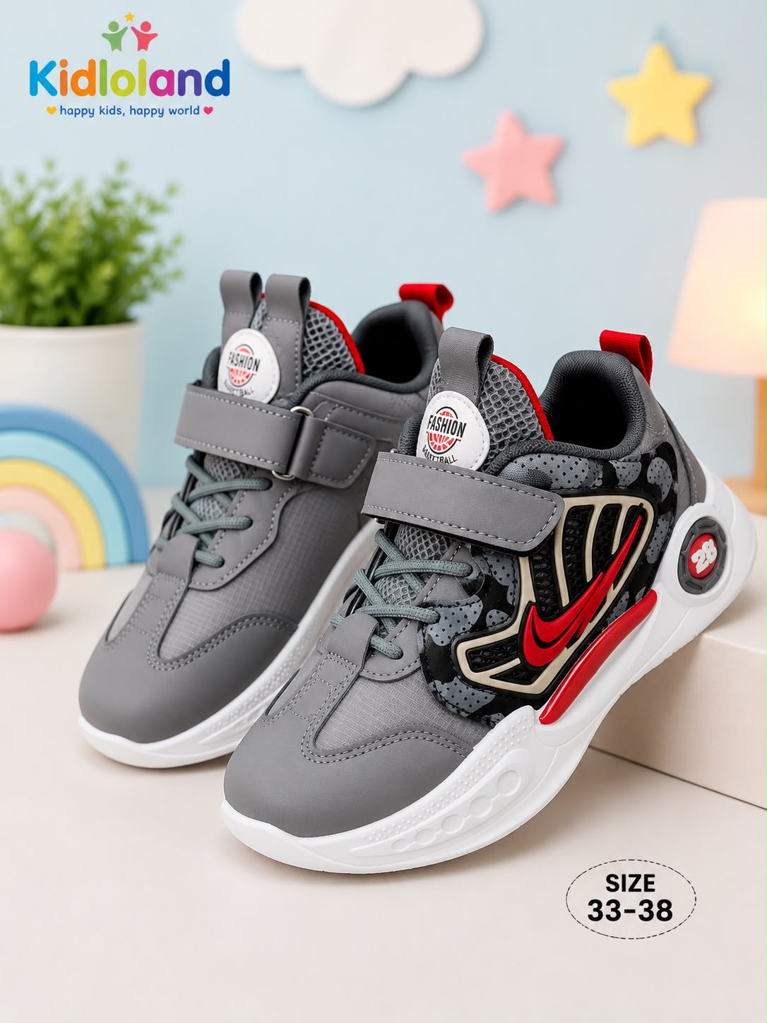 Kids 28 Fashion Sports Sneakers (CU 33-B)