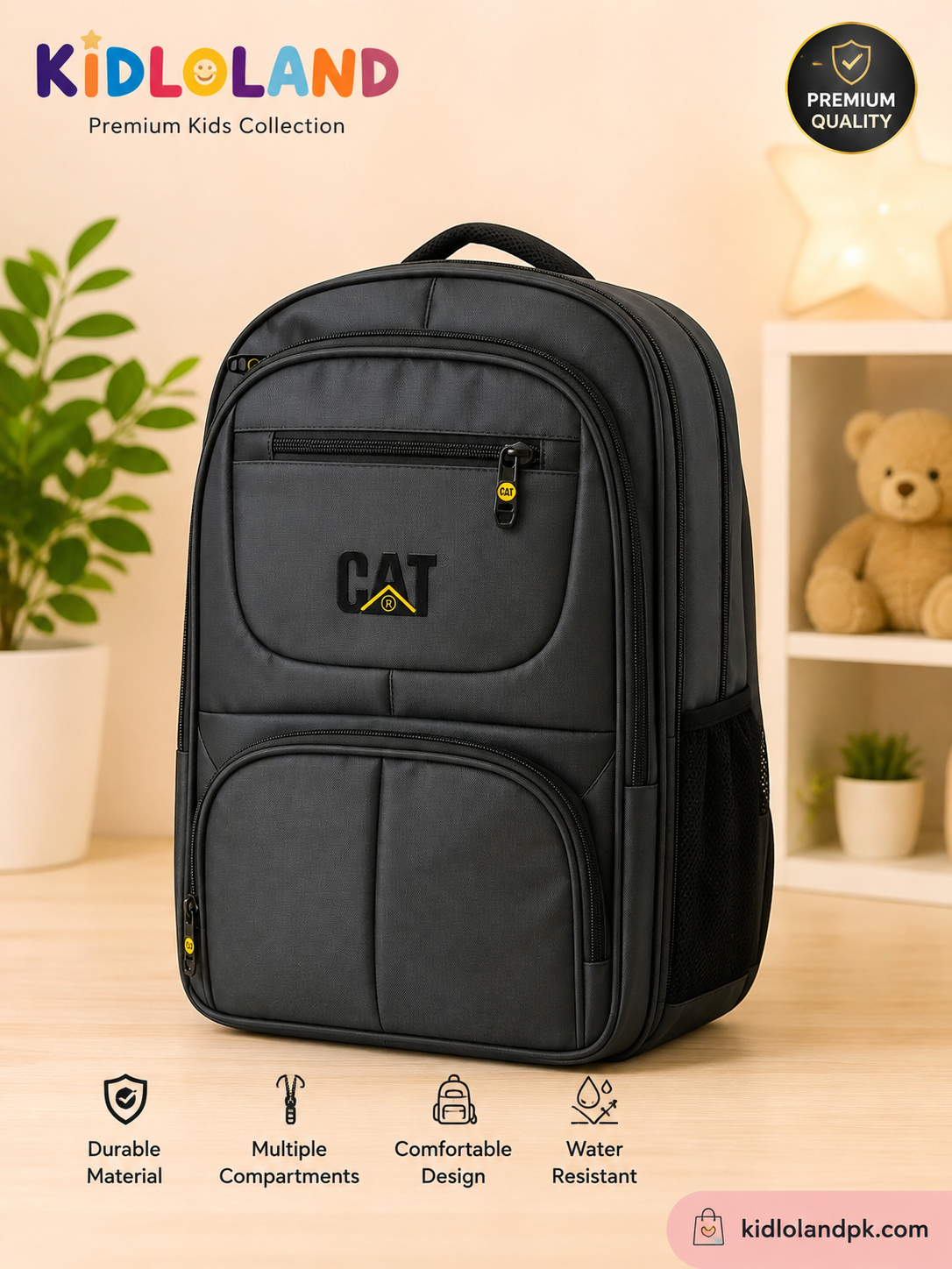 🎒 Imported CAT Style Premium School Backpack