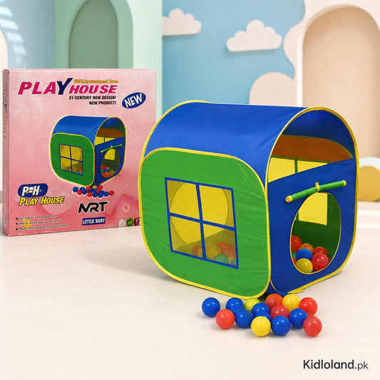 Kids’ Pop-Up Playhouse Tent – Foldable Indoor & Outdoor Play Tent