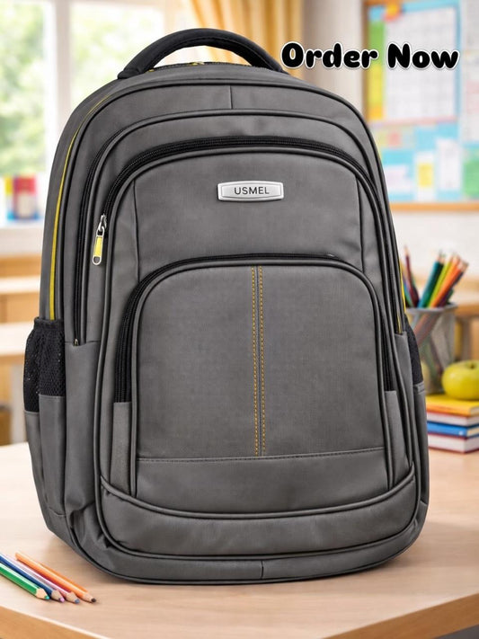 🎒 Imported Premium USMEL Multi-Compartment School Backpack