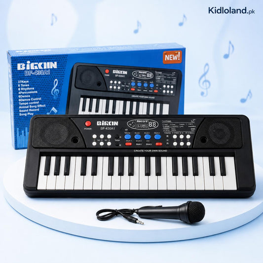 BIGFUN 37-Key Mini Electronic Piano Keyboard with Microphone