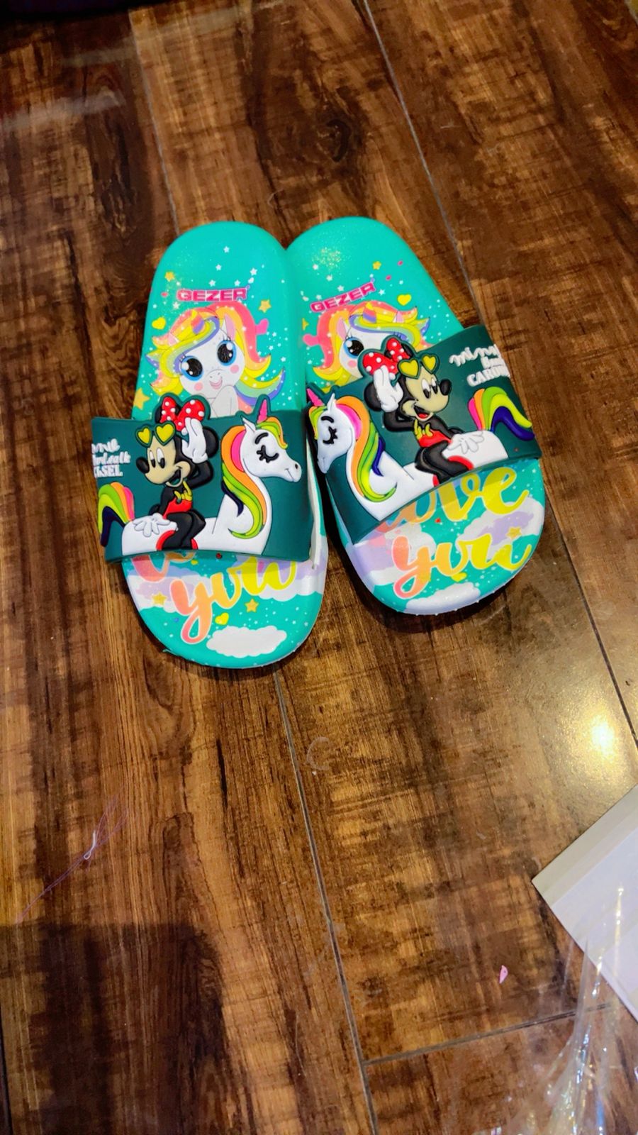 Unicorn slippers
