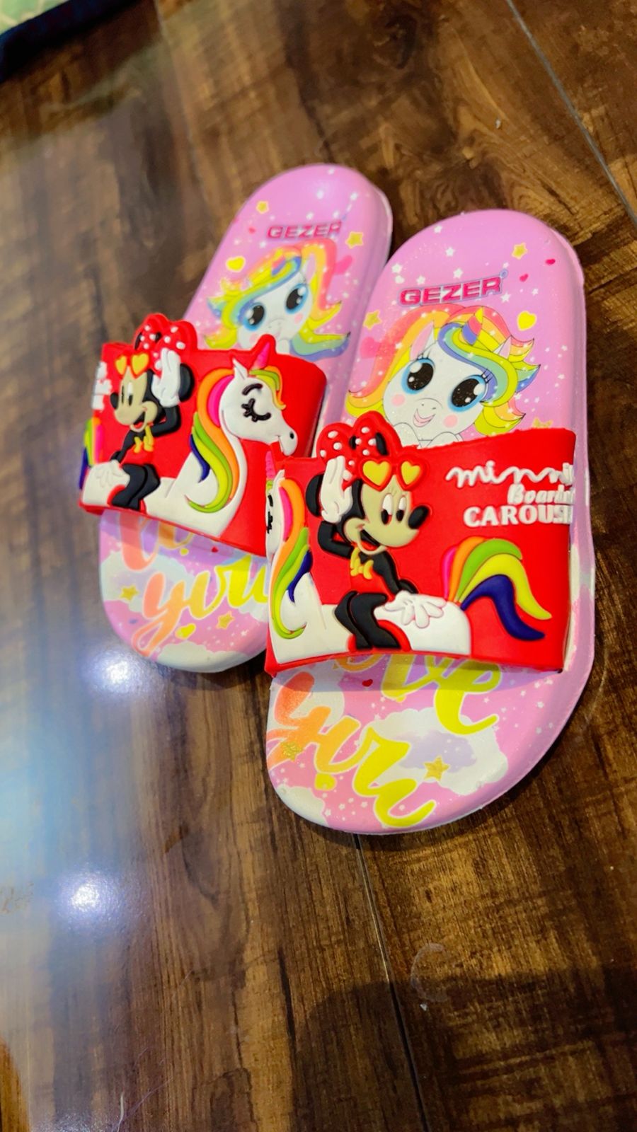 Unicorn slippers